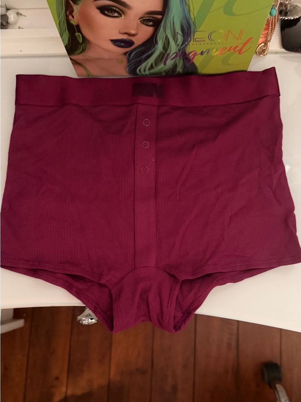 PINK Victoria's Secret Plum High-Waisted Panties